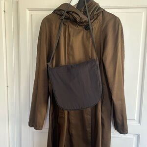 Mycra Pac Reversibke Pleat Hood Packable Travel Coat